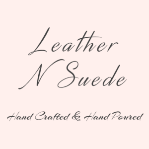 Featured image for <span style="padding-bottom: 0px;">Leather N Suede</span><br><span style="font-size: .50em; font-weight: 400; padding-top: 25px;">Soy Wax Candle</span>
